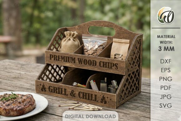 3D BBQ Organizer Laser Cut: Elevating Your Outdoor Grilling Experience