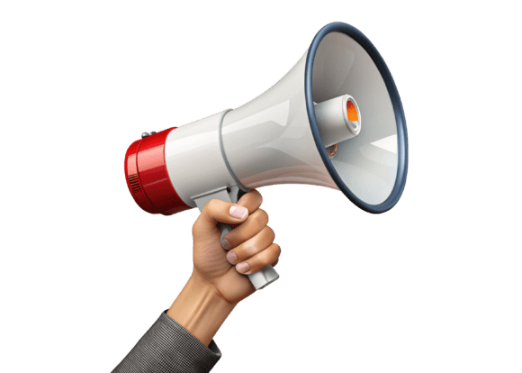 3D Loudspeaker and Megaphone in Hand PNG: A Comprehensive Design Resource