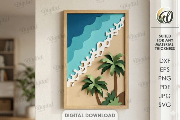 3D Paper Layered Artwork: Depth & Design