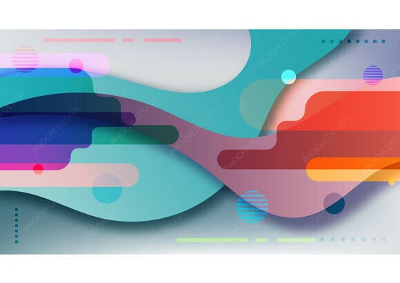 Abstract Fluid Background Organic Waves: A Design Evaluation