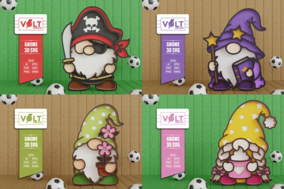 Elevating Digital Craftsmanship: The Summer Gnome 3D SVG Multilayered Bundle