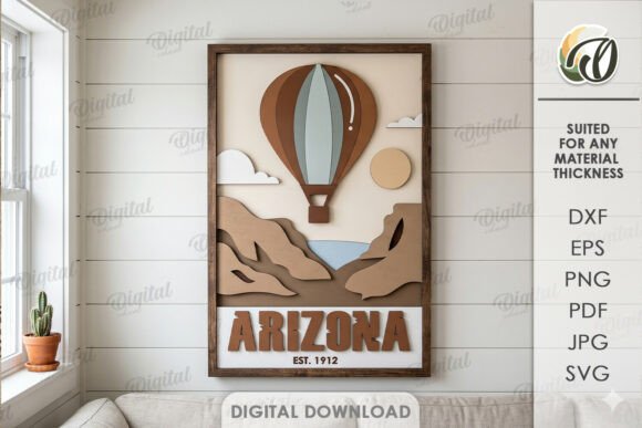 Elevating Interiors with 3D Wild West Wall Art Laser Cut Designs