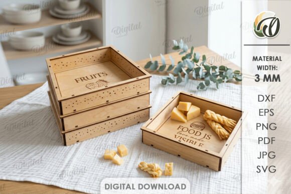 Exploring the Versatility of 3D Stackable Box Laser Cut Designs