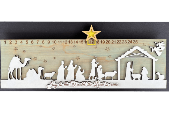 The Nativity Christmas Countdown: Blending Tradition with Modern Design