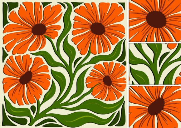 Transform Your Space with the Radiant Energy of the Orange Rudbeckia 3D Shadow Box