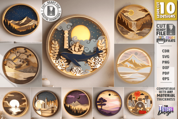 Transforming Digital Files into Depth: The Rise of the 3D Layered Modern Wall Art Laser Bundle